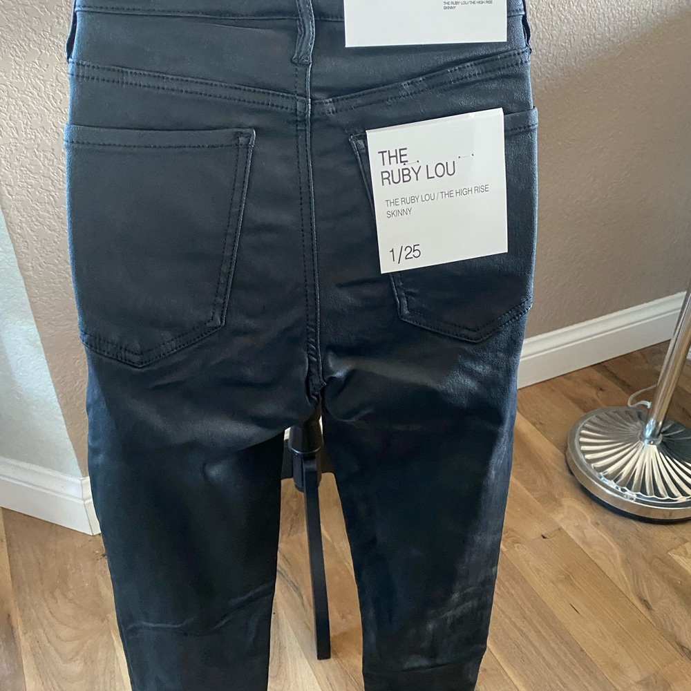 Mashed Potatoes Coated Black Jeans - Picture 2 of 7